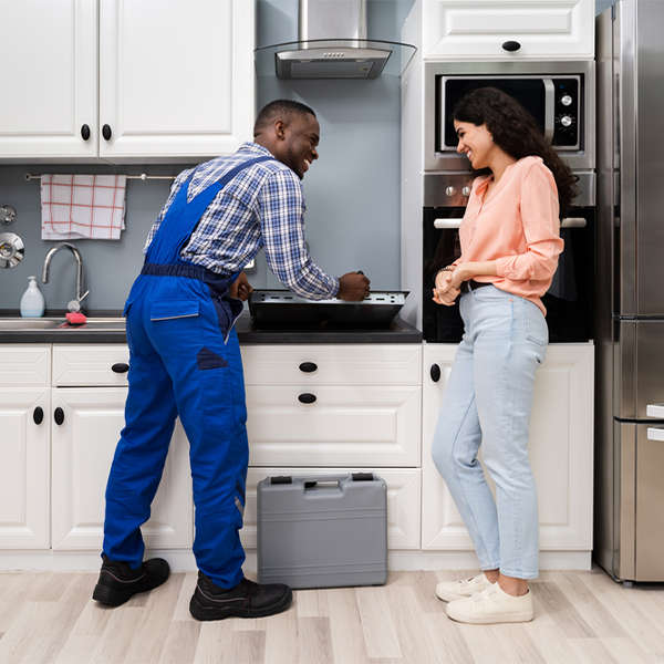 can you provide an estimate for cooktop repair before beginning any work in Randolph County